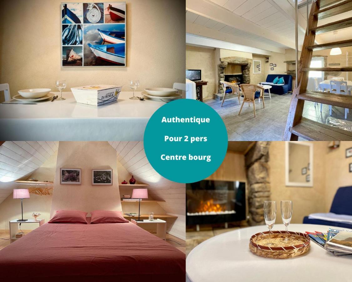 Ferienwohnung Authentique Penty Au Coeur Du Bourg Roscanvel Exterior foto